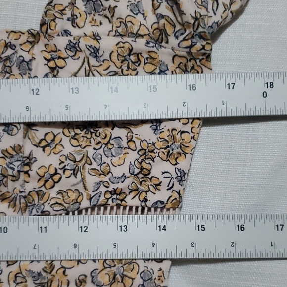 Free People Boheme Floral Print Open Back Long Sleeve Mini Dress 4 - Picture 13 of 14